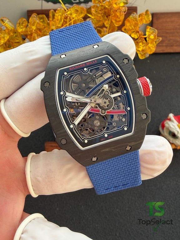 Richard Mille RM 67-02 Blue Strap Carbon Case - 6