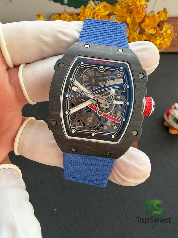 Richard Mille RM 67-02 Blue Strap Carbon Case - 9
