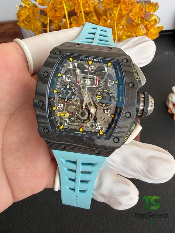Richard Mille RM11-03 Carbon Blue Strap - 2