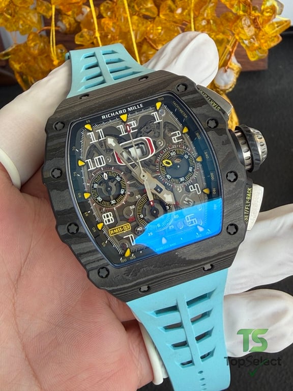 Richard Mille RM11-03 Carbon Blue Strap - 4