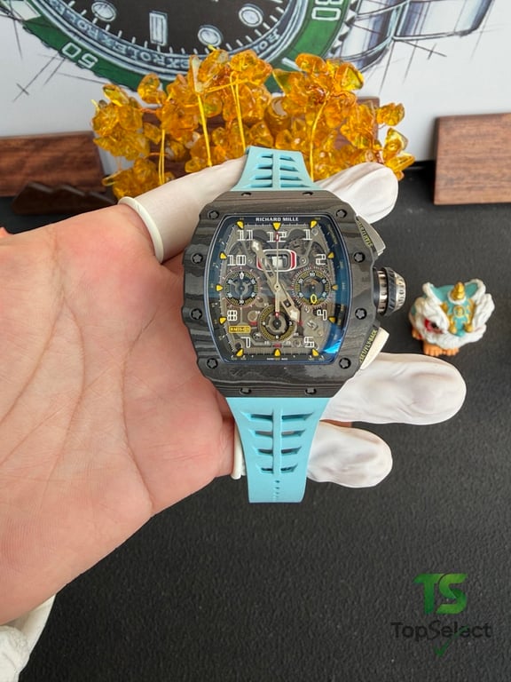 Richard Mille RM11-03 Carbon Blue Strap - 6