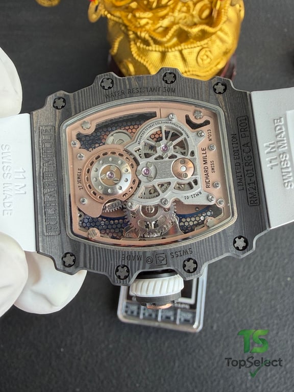 Richard Mille RM21-01 Tourbillon Aerodyne Rose Gold Carbon - 11