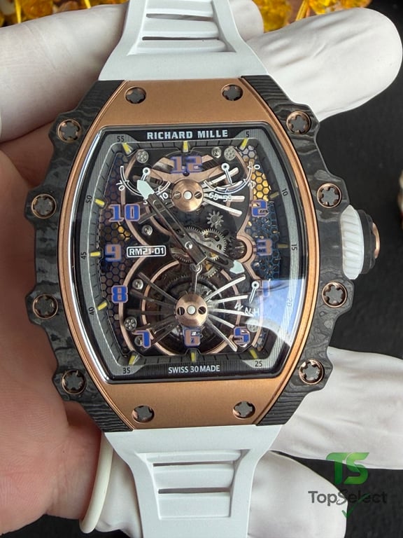 Richard Mille RM21-01 Tourbillon Aerodyne Rose Gold Carbon - 16