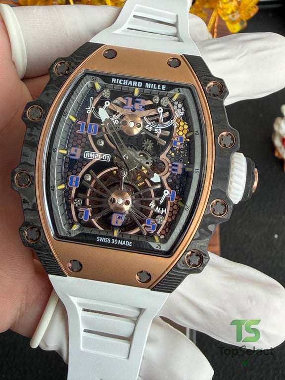 Richard Mille RM21-01 Tourbillon Aerodyne Rose Gold Carbon - 17