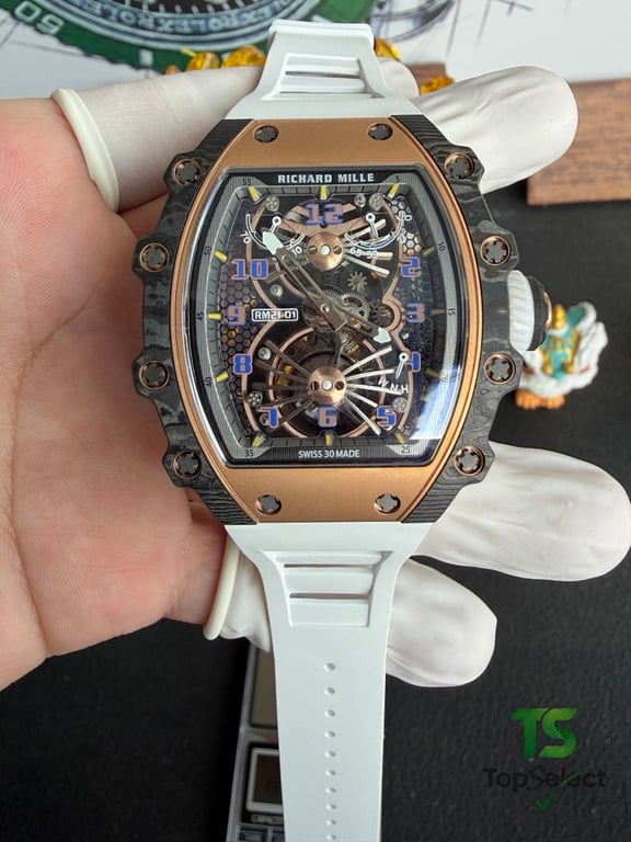 Richard Mille RM21-01 Tourbillon Aerodyne Rose Gold Carbon - 19