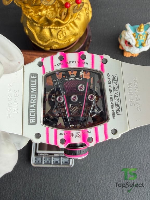 Richard Mille RM 38-02 Bubba Watson White Pink - 11