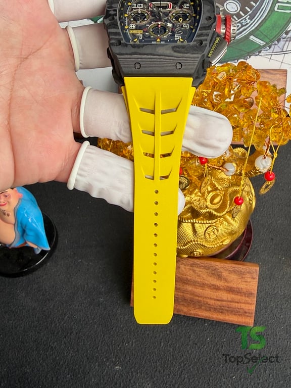 Richard Mille RM 11-03 Carbon Yellow Strap - 13