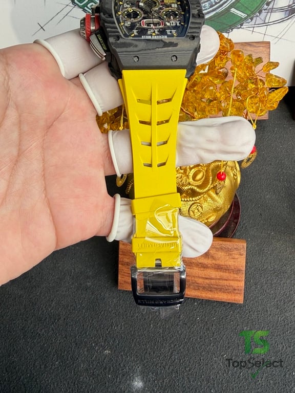 Richard Mille RM 11-03 Carbon Yellow Strap - 14