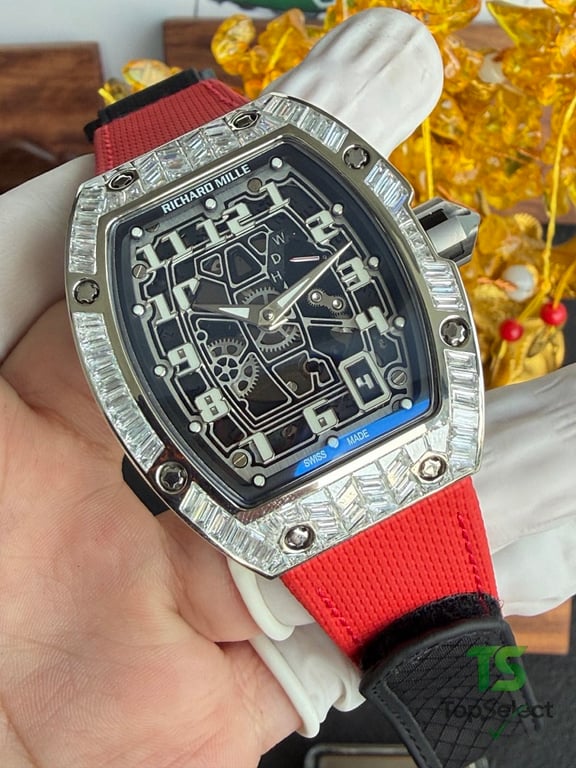 Richard Mille RM67-01 Diamond Bezel Red Strap - 2