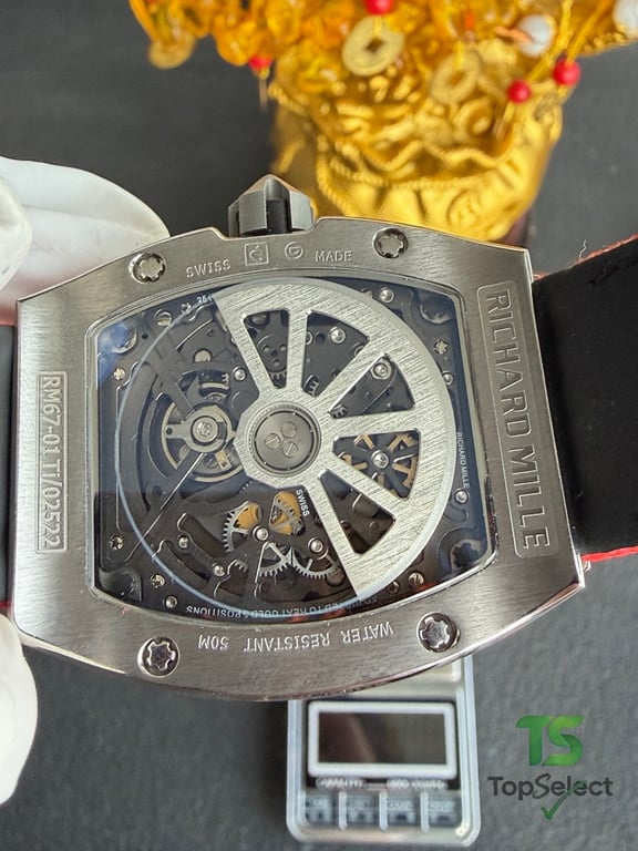 Richard Mille RM67-01 Diamond Bezel Red Strap - 11