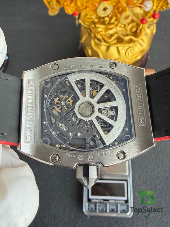 Richard Mille RM67-01 Diamond Bezel Red Strap - 12