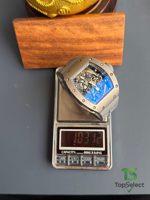 Richard Mille RM055 Gray Ceramic Skeleton Watch - 8