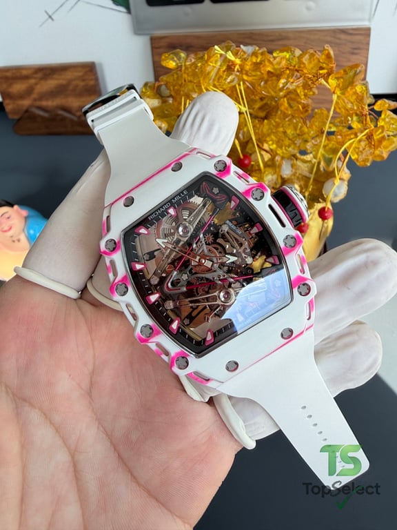 Richard Mille RM 38-02 Tourbillon White Pink - 12