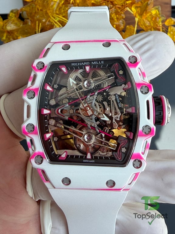 Richard Mille RM 38-02 Tourbillon White Pink - 18