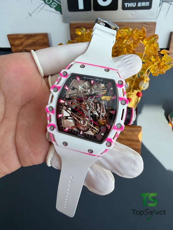 Richard Mille RM 38-02 Tourbillon White Pink - 20