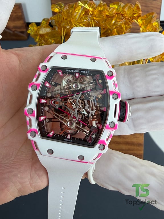 Richard Mille RM 38-02 Tourbillon White Pink - 3