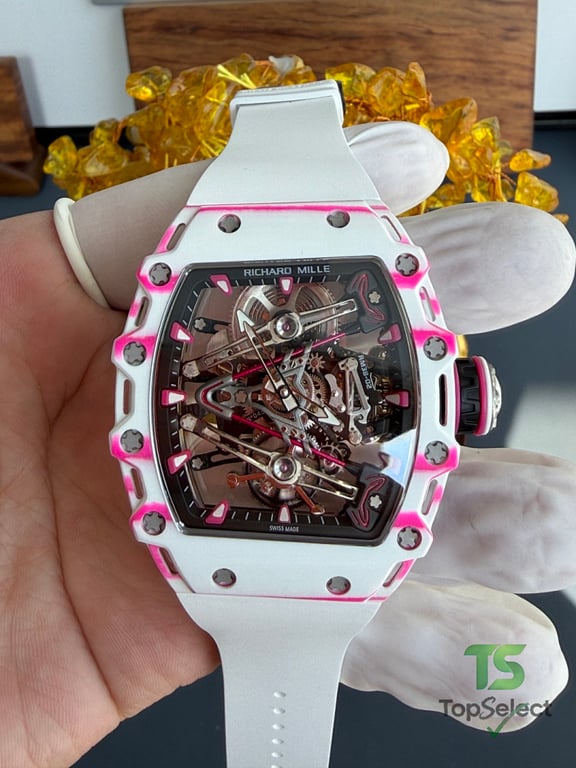 Richard Mille RM 38-02 Tourbillon White Pink - 21