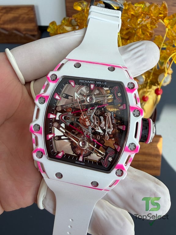 Richard Mille RM 38-02 Tourbillon White Pink - 4