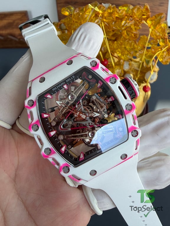 Richard Mille RM 38-02 Tourbillon White Pink - 5