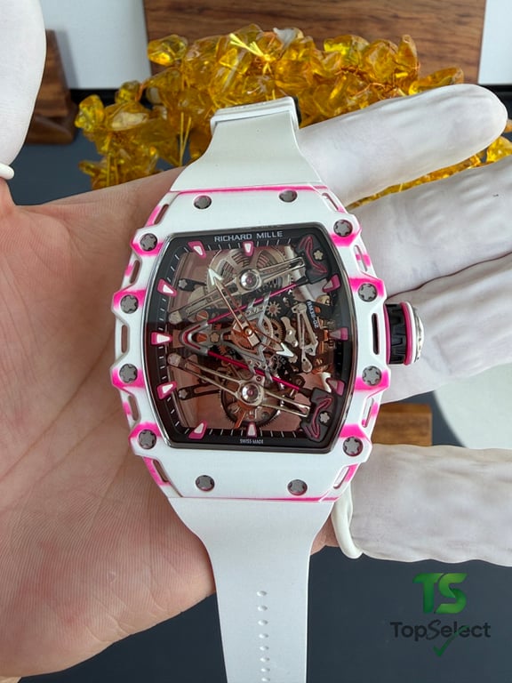 Richard Mille RM 38-02 Tourbillon White Pink - 6