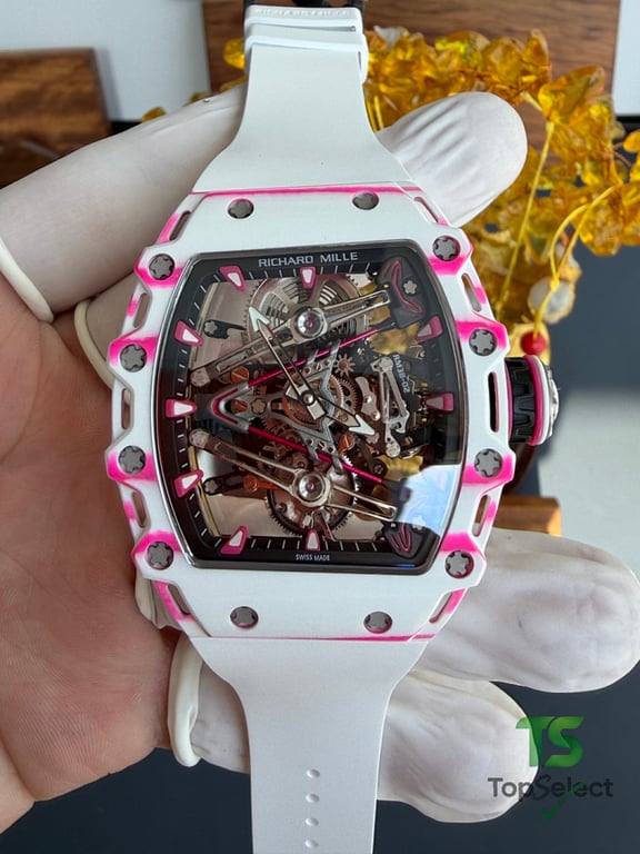Richard Mille RM 38-02 Tourbillon White Pink - 7