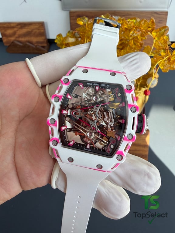 Richard Mille RM 38-02 Tourbillon White Pink - 8