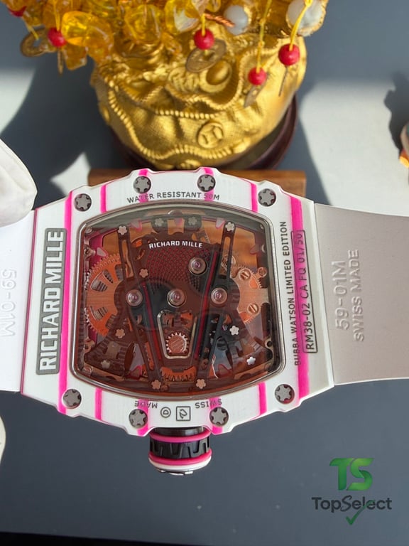 Richard Mille RM 38-02 Tourbillon White Pink - 10