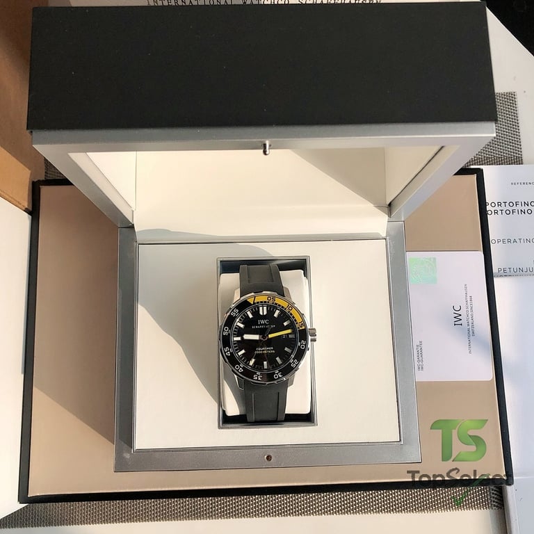 IWC Aquatimer Automatic 2000 IW356810 Black Yellow - 5