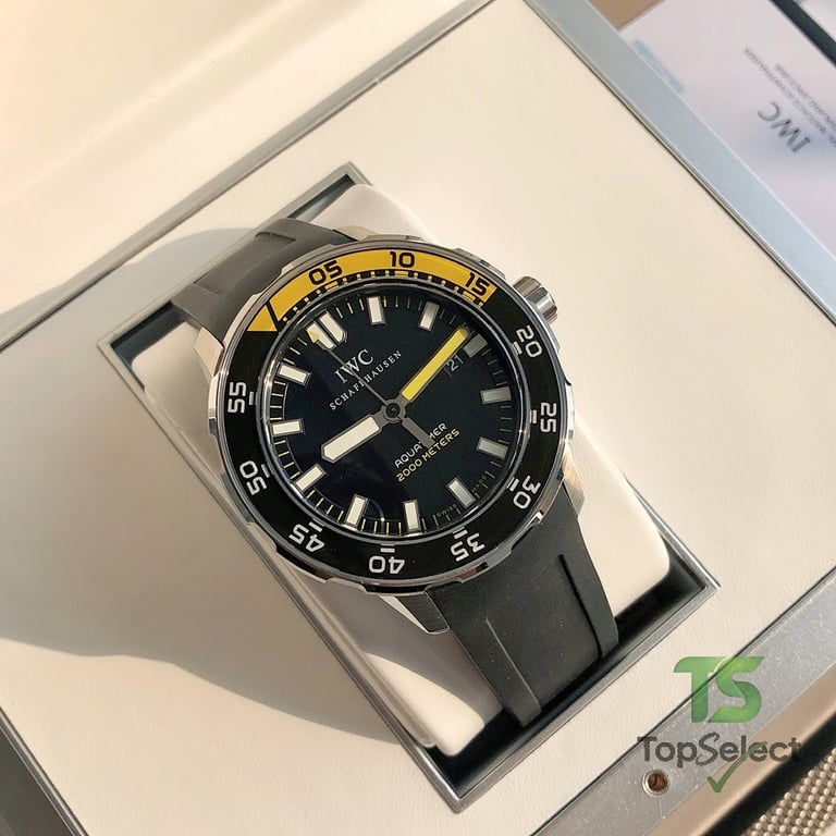 IWC Aquatimer Automatic 2000 IW356810 Black Yellow - 9