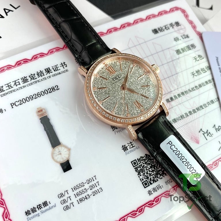 IWC Portofino Automatic 34mm Diamond Rose Gold - 8