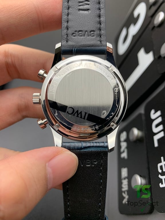 IWC Portugieser Chronograph White Blue - 3