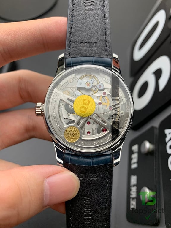 IWC Portugieser Automatic 7-Day White Dial Blue Hands - 4