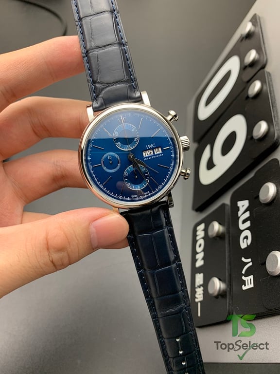 IWC Portofino Chronograph Laureus Edition Blue - 3