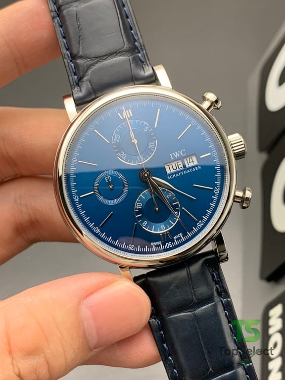 IWC Portofino Chronograph Laureus Edition Blue - 5