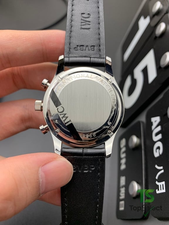 IWC Portuguese Chronograph Blue Dial - 6