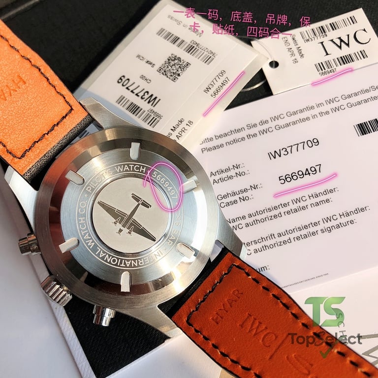 IWC Pilot's Watch Chronograph IW377709 Black - 2