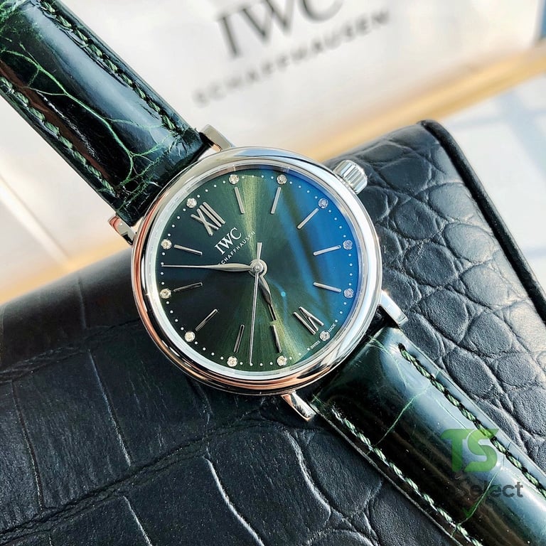 IWC Portofino Automatic 34 Green Dial - 4