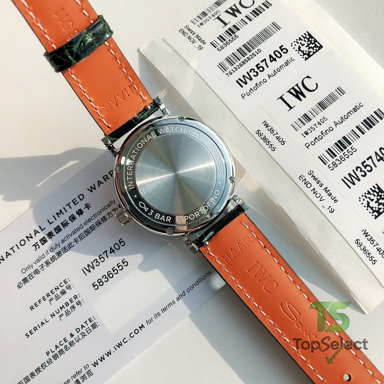 IWC Portofino Automatic 34 Green Dial - 5