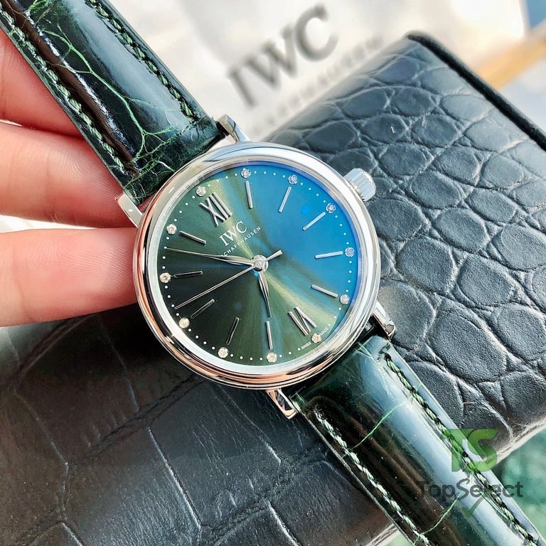 IWC Portofino Automatic 34 Green Dial - 8