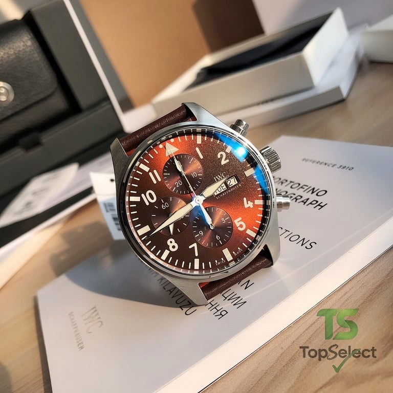 IWC Pilot's Watch Chronograph IW377713 Brown - 4
