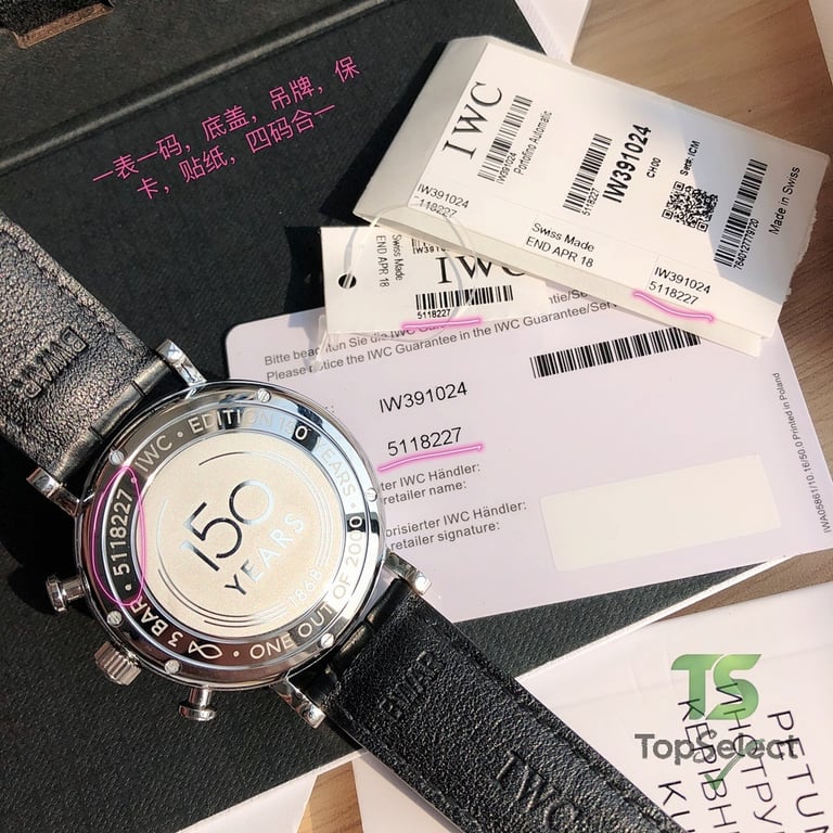 IWC Portofino Chronograph 150 Years Edition IW391024 - 4