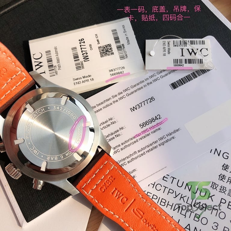 IWC Pilot's Watch Chronograph IW377726 Green Dial - 4