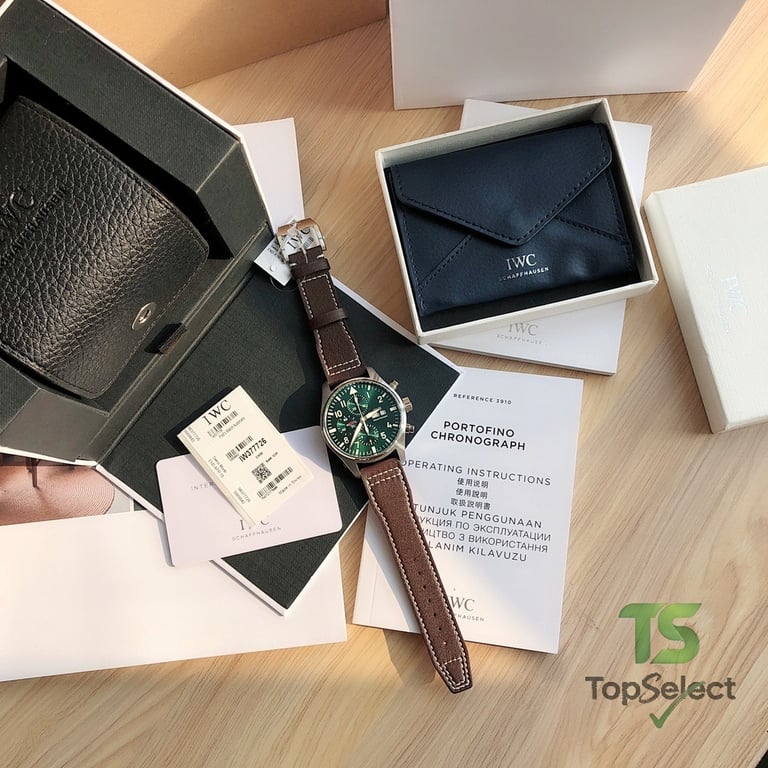 IWC Pilot's Watch Chronograph IW377726 Green Dial - 9