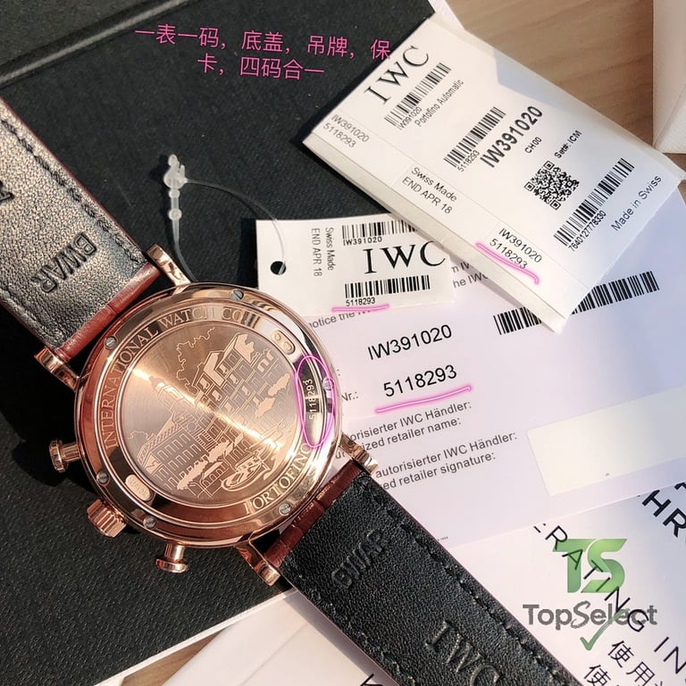 IWC Portofino Chronograph IW391020 Rose Gold - 3