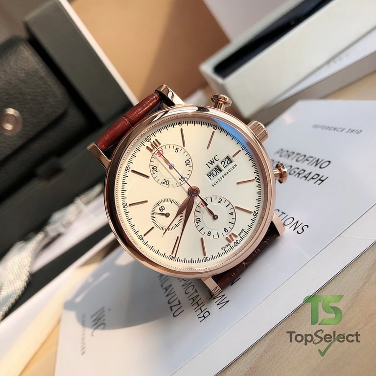 IWC Portofino Chronograph IW391020 Rose Gold - 7