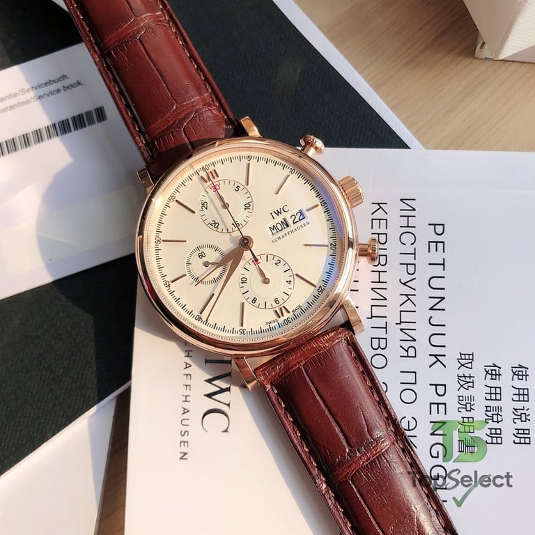 IWC Portofino Chronograph IW391020 Rose Gold - 9