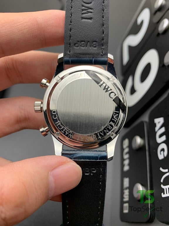 IWC Portugieser Chronograph White Blue - 4