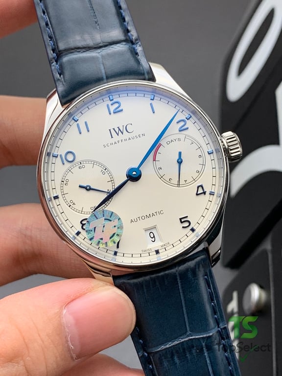 IWC Portugieser 7-Day Power Reserve Blue/White - 4