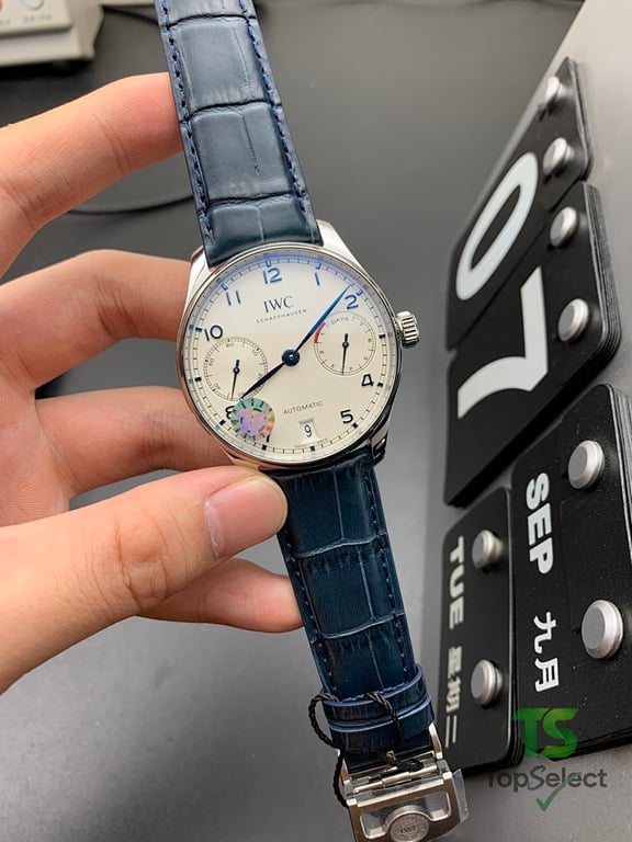 IWC Portugieser 7-Day Power Reserve Blue/White - 5