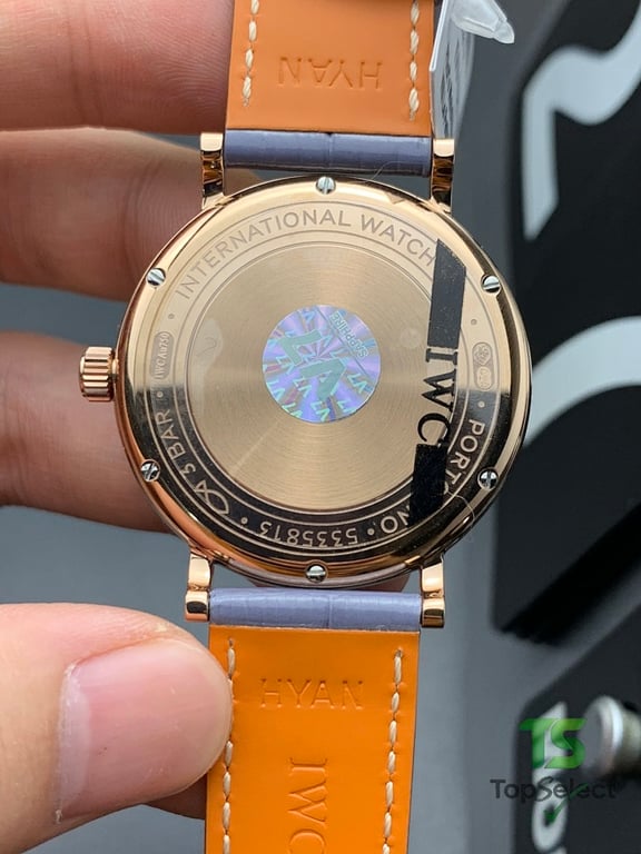 IWC Portofino Automatic 37 Rose Gold Diamond Bezel - 2
